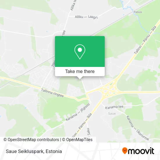 Карта Saue Seikluspark