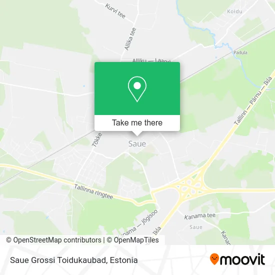 Saue Grossi Toidukaubad map