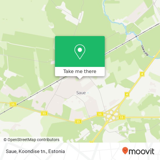 Saue, Koondise tn. map