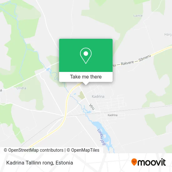 Карта Kadrina Tallinn rong