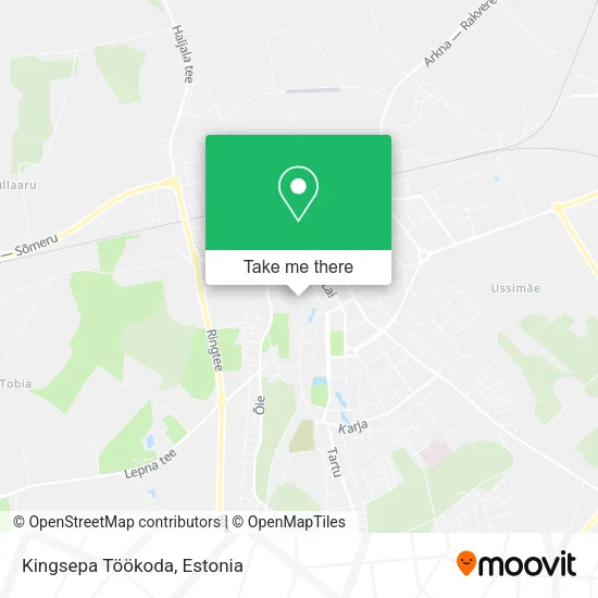 Kingsepa Töökoda map
