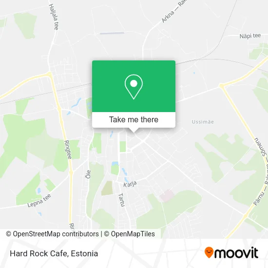 Hard Rock Cafe map