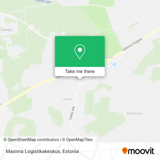 Карта Maxima Logistikakeskus