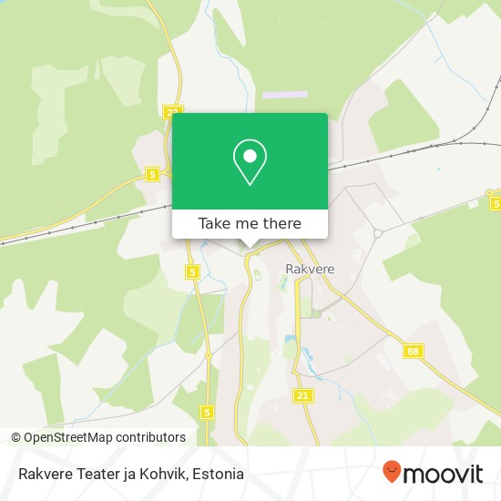 Rakvere Teater ja Kohvik map