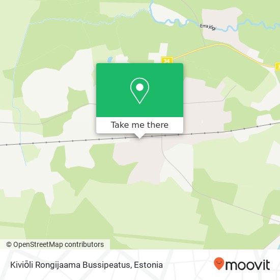 Kiviōli Rongijaama Bussipeatus map