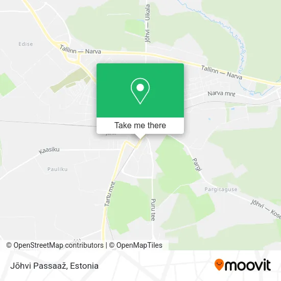 Jõhvi Passaaž map