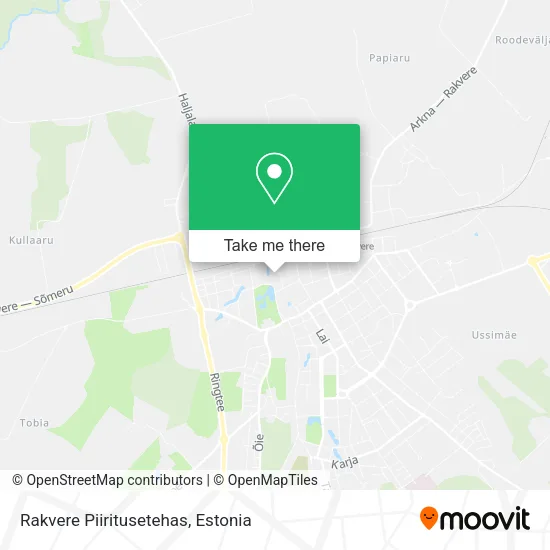 Карта Rakvere Piiritusetehas