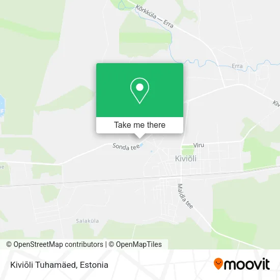 Kiviõli Tuhamäed map
