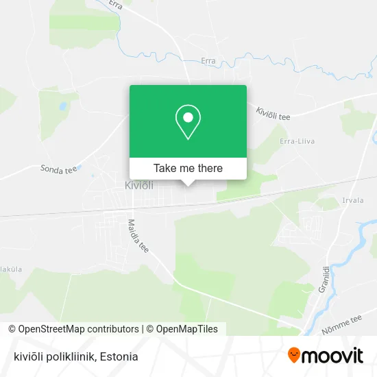 Карта kiviõli polikliinik