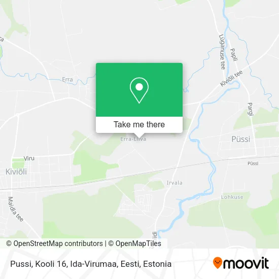 Pussi, Kooli 16, Ida-Virumaa, Eesti map