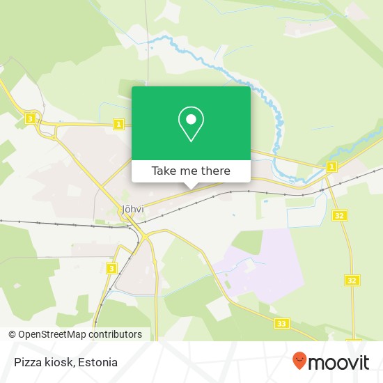 Pizza kiosk map