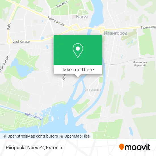 Карта Piiripunkt Narva-2