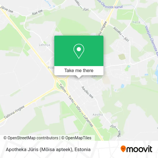 Карта Apotheka Jüris (Mõisa apteek)