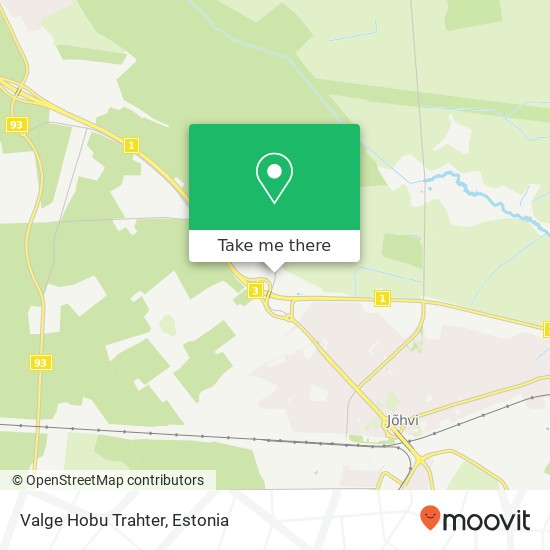 Карта Valge Hobu Trahter