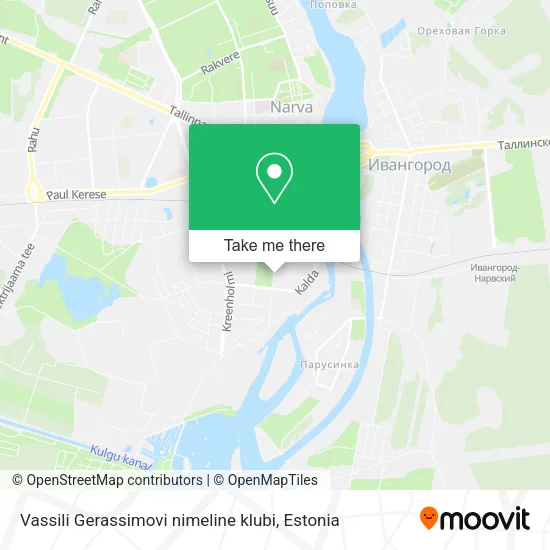 Карта Vassili Gerassimovi nimeline klubi