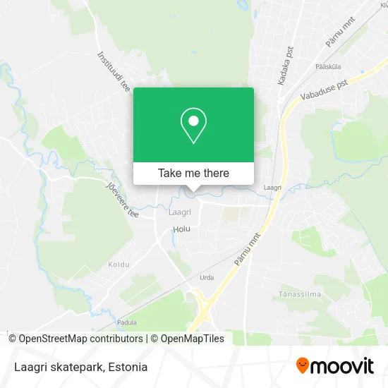 Laagri skatepark map