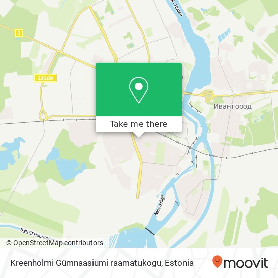 Kreenholmi Gümnaasiumi raamatukogu map