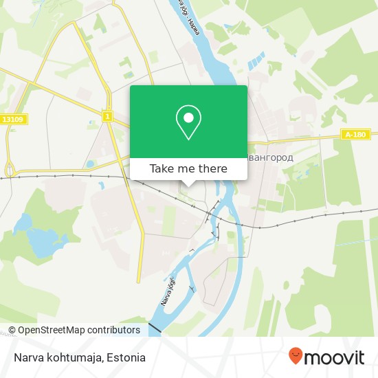Narva kohtumaja map