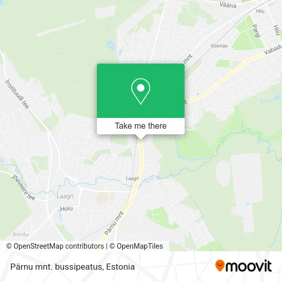 Pärnu mnt. bussipeatus map