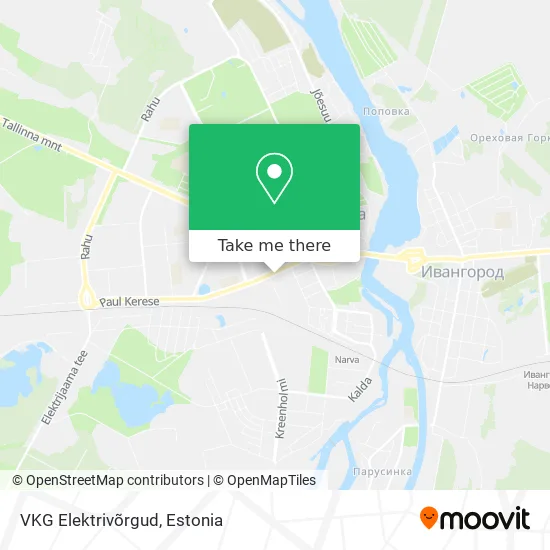 Карта VKG Elektrivõrgud