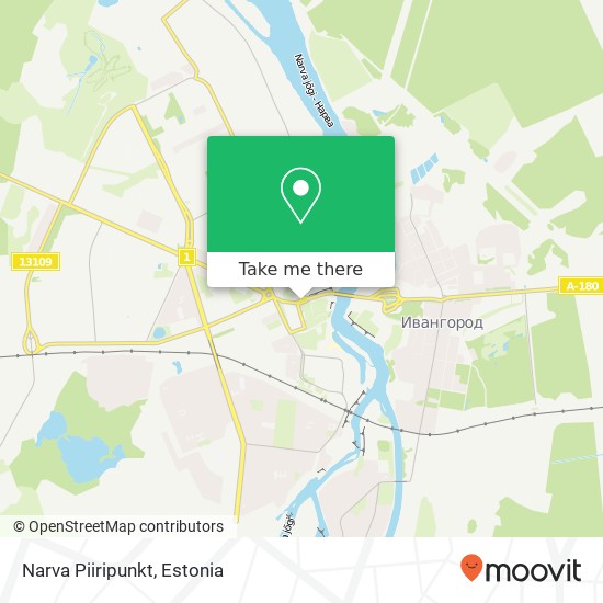 Narva Piiripunkt map