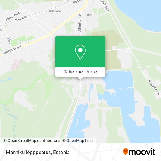 Männiku lõpppeatus map