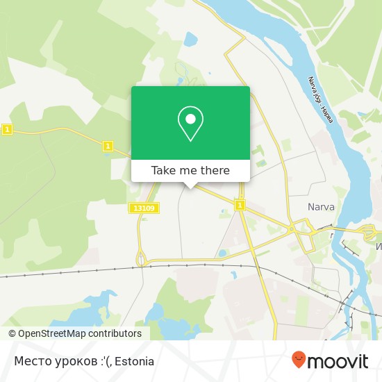 Место уроков :' map