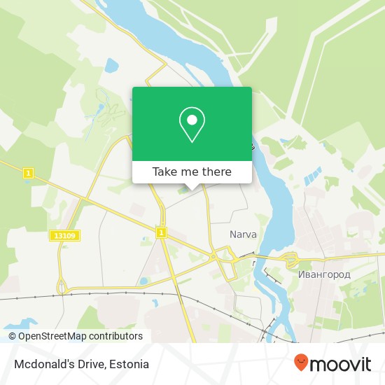 Mcdonald's Drive map