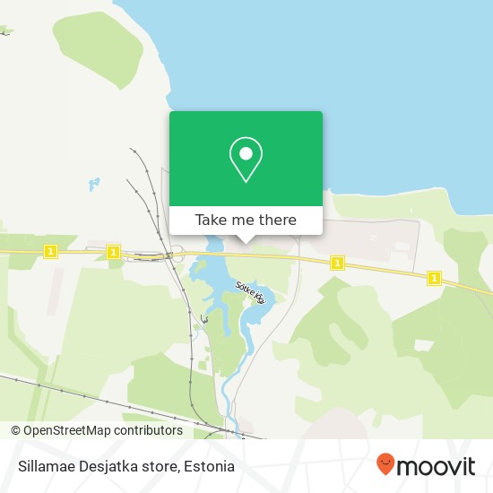 Sillamae Desjatka store map