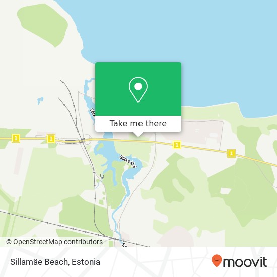 Sillamäe Beach map