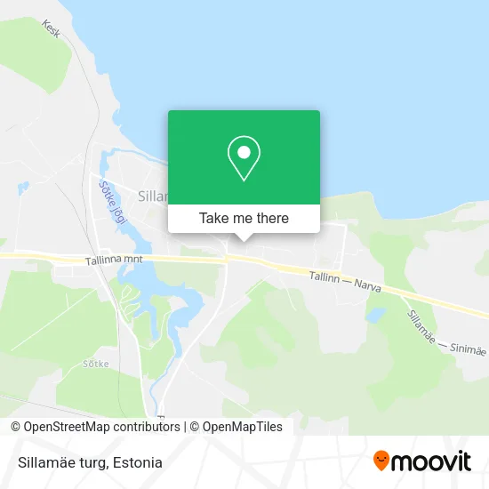 Sillamäe turg map