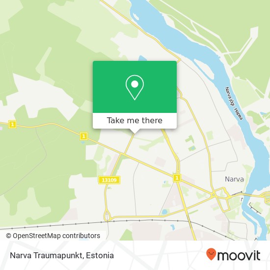 Narva Traumapunkt map