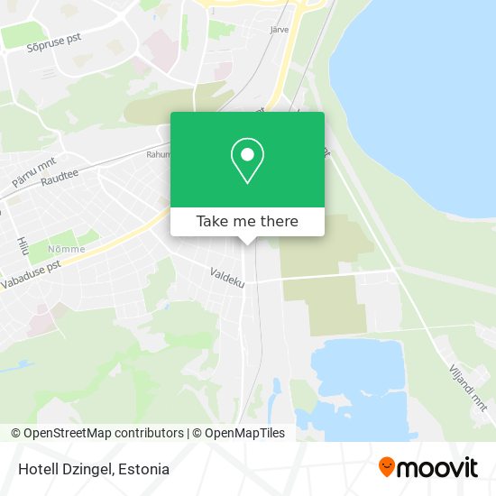 Hotell Dzingel map