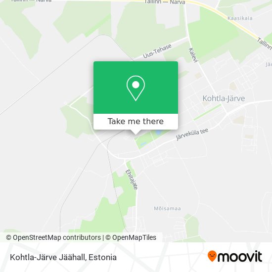 Kohtla-Järve Jäähall map
