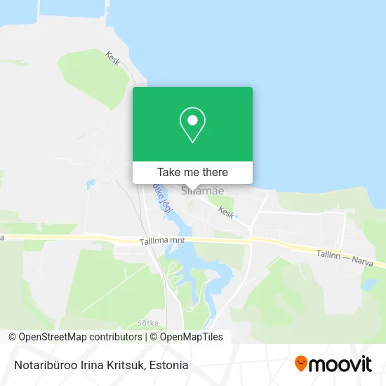 Карта Notaribüroo Irina Kritsuk