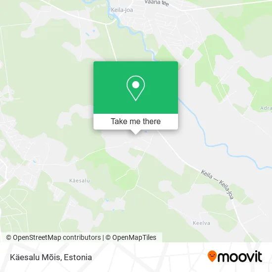 Карта Käesalu Mõis
