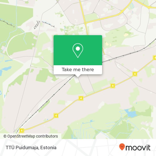 TTÜ Puidumaja map