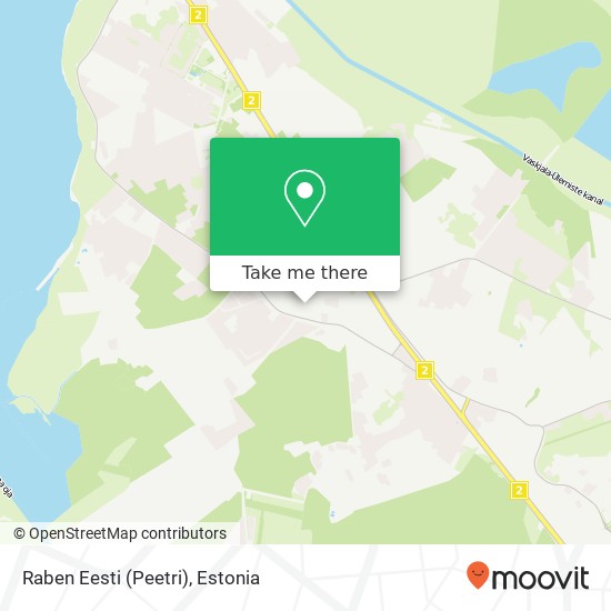Raben Eesti (Peetri) map