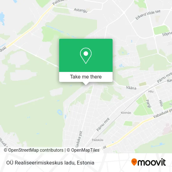 Карта OÜ Realiseerimiskeskus ladu