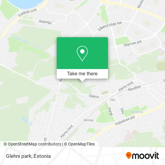 Glehni park map