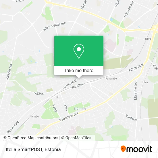 Карта Itella SmartPOST
