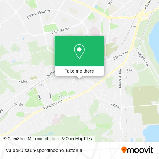 Valdeku saun-spordihoone map