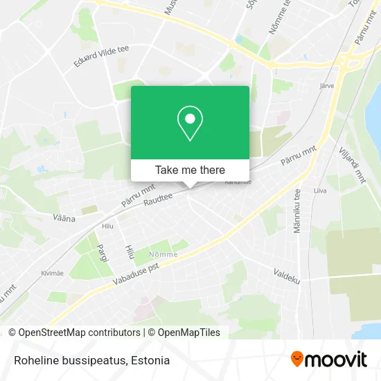 Roheline bussipeatus map