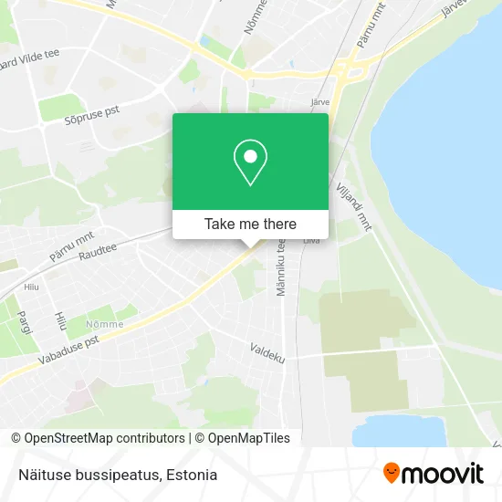 Карта Näituse bussipeatus