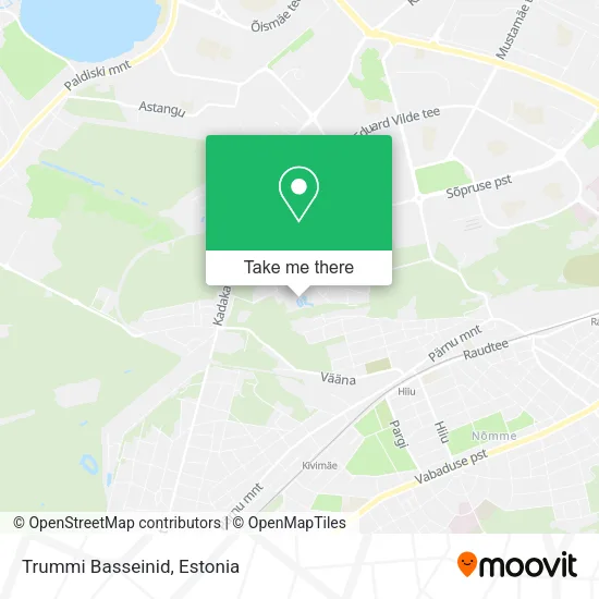 Trummi Basseinid map