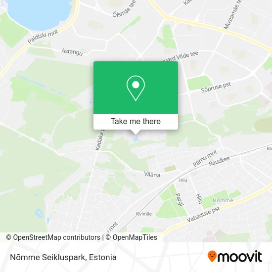 Карта Nõmme Seikluspark