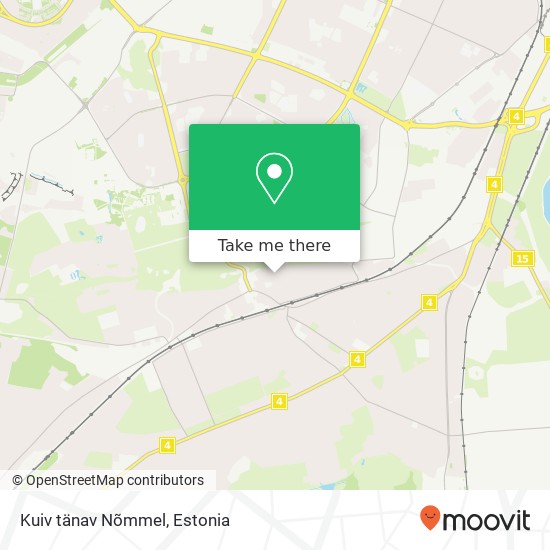 Kuiv tänav Nõmmel map