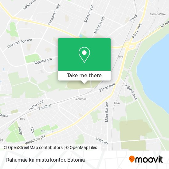 Rahumäe kalmistu kontor map