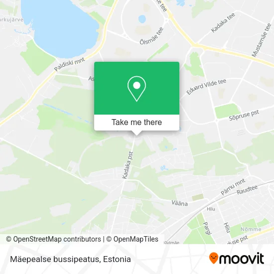 Карта Mäepealse bussipeatus