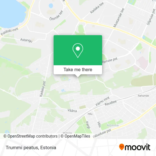 Trummi peatus map